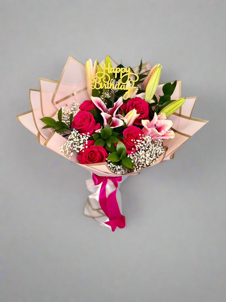 Frida’s Pink and Beauty Bouquet