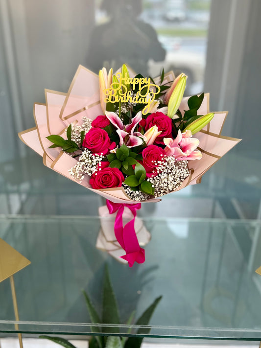 Frida’s Pink and Beauty Bouquet